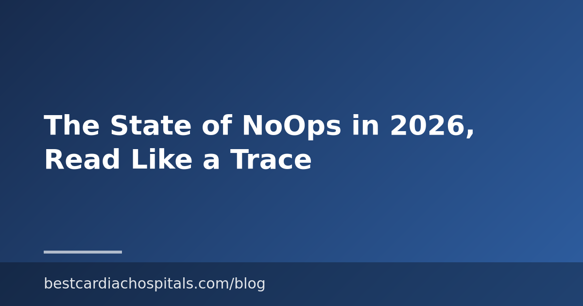 The State of NoOps in 2026, Read Like a Trace